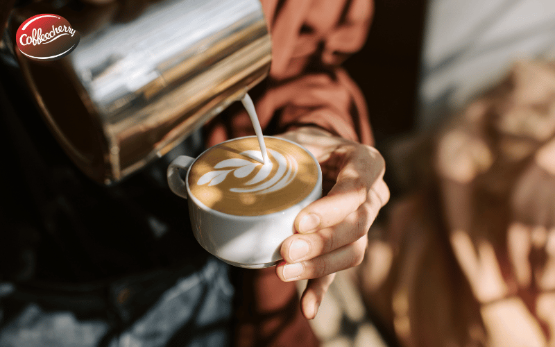 bí quyế tạo hình latte cho cafe