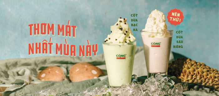 cà phê cốt dừa cộng cafe