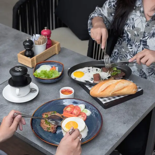 quán cafe ăn sáng ngon